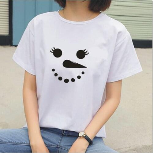 Funny printed T-shirt women clothes Casual Harajuku cotton tee shirt femme summer outdoor plus size round neck T shirts tops