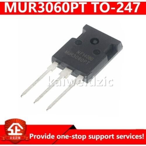 Kaiweikdic MUR3060PT TO247 30A 600V High power fast recovery transistor / switching power supply rectifier diode
