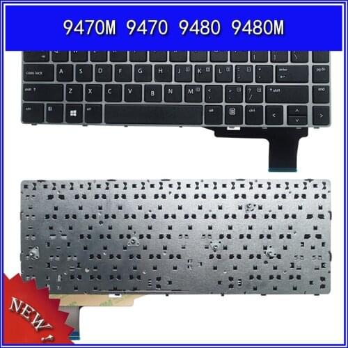 Laptop Keyboard For HP EliteBook Folio 9470M 9470 9480 9480M Notebook Replace US Keyboard