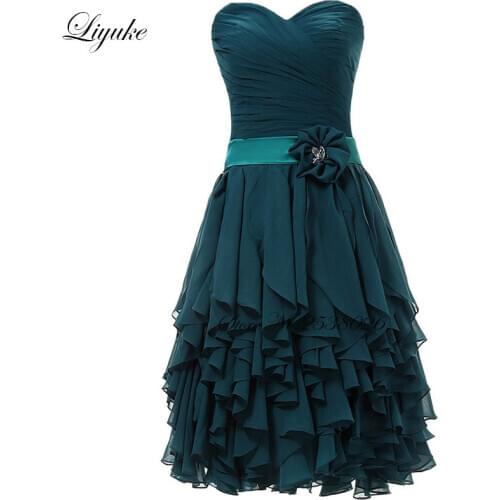 Liyuke Womens Cocktail Chiffon Dresses