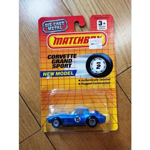 Matchbox 1/64 Chevrolet Corvette Grand Sport Collection Metal Die-cast Simulation Model Cars Toys