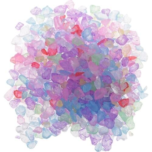 20g Mixed Size Multi Colors Crystal Sands Vase Filler Decorative Crushed Glass Wholesale Centerpiece for Weddings Special Events