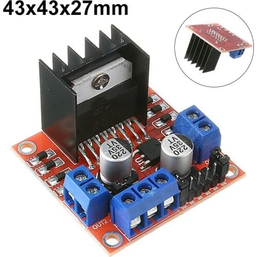 1pc Newest L298N DC Stepper Motor Driver Module Dual H Bridge Control Board Replacement L298N Motor Control Panel