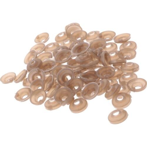 100Pieces 11mm Plastic Safety Eyes Nose Washer Back for Bear Doll Stuffed Animal Toys DIY Craft Accessories Child Kids Fun Time