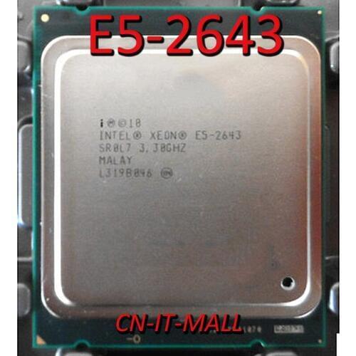 Pulled E5-2643 Server cpu 3.3G 10M 4Core 8 thread LGA2011 Processor