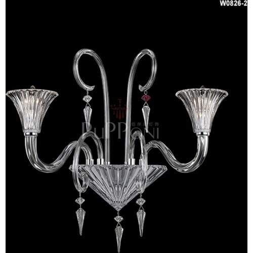 Contemporary Style Glass Sconce Crystal Wall Light for Home Decoration