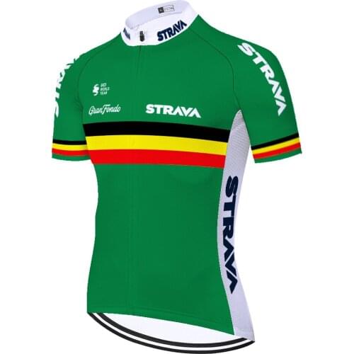 Strava Fietskleding Heren Ropa Bike Clothing Men Camiseta Camisola Homem Maillot Cycling Jersey Mallot Ciclismo Hombre Verano