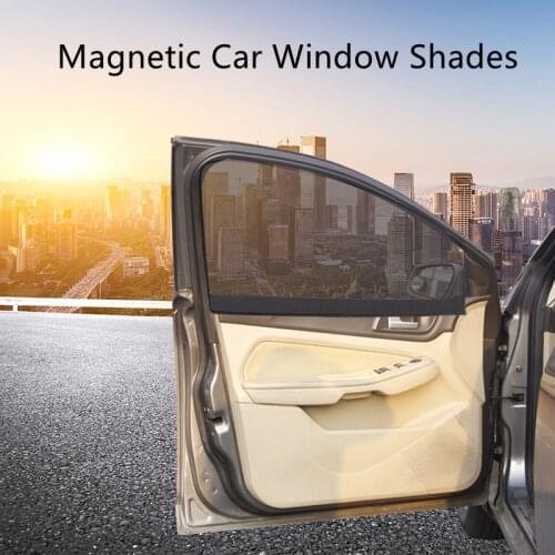 General Magnetic Car Sun Shade UV Protection Car Curtain Car Window Sunshade Side Window Mesh Sun Visor Summer Protection