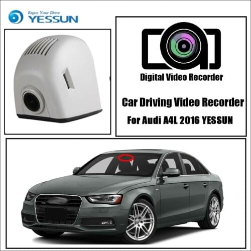 YESSUN for Audi A4 B8 8K 2008~2016 Car DVR Wifi Video Recorder Dash Cam Camera Night Vision APP Control Phone FHD 1080P