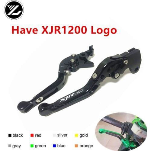 XJR1200 LOGO FOR YAMAHA XJR1200 XJR 1200 1995 - 1998 1997 1996 Motorbike Adjustable Folding Extendable Moto Clutch Brake Levers