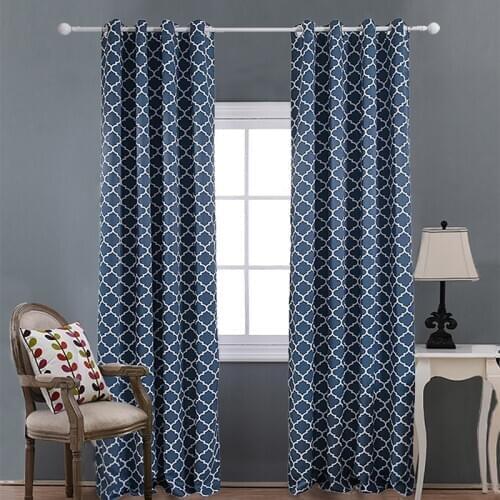 Printed shading cloth finished curtain 70%-90% shading polyester material perforation Roman curtain custom made