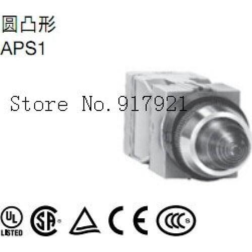 [ZOB] APS199NR idec imported from Japan and the spring APS122DNG indicator APS22NY 25mm round convex --10pcs/lot