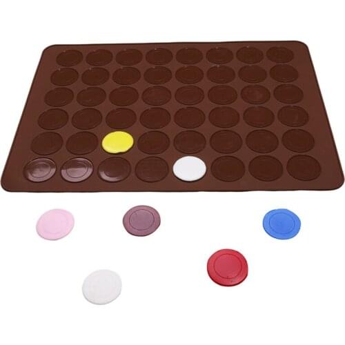 1PC Coffee Chocolate Mould Cavity Silicone Round Shape Chocolate Cake Bake Mold Ice Trays Baking Mould Cake Decorating LDY118