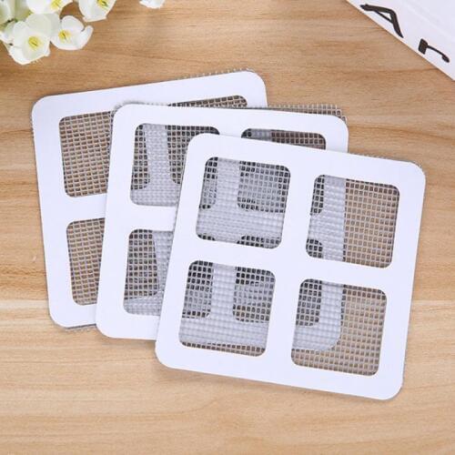 3pcs Fix Net Window Adhesive Anti Mosquito Fly Bug Insect Repair Screen Wall Patch Stickers Mesh Window Screen door curtain