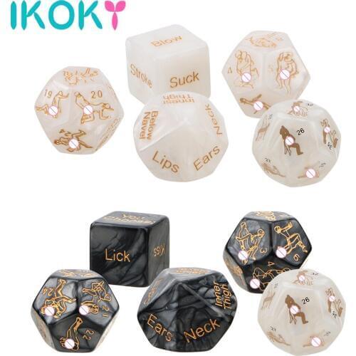 5Pcs/Set Sex Dice Fun Adult Humour Game Erotic Love Sexy Posture Bar Toy Couple Gift
