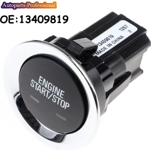 Auto accessorie Engine Start/Stop Ignition Switch w/Chrome Trim For Chevrolet 2016-2018 Cruze For Buick Regal TourX 13409819