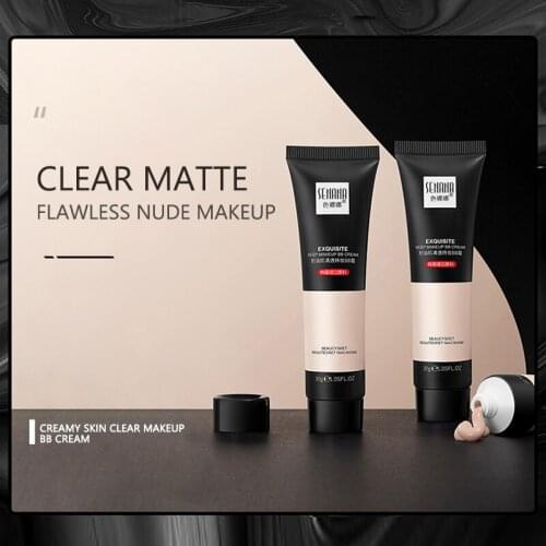 BB Cream Concealer Liquid Foundation Makeup Primer Natural Clear Long-lasting Hold Makeup Waterproof Base Cream Makeup TSLM1