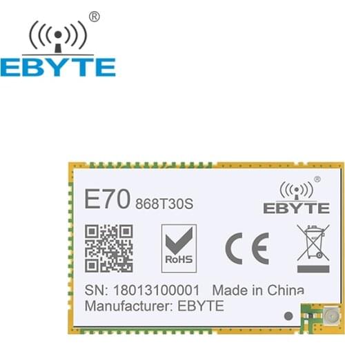 CC1310 868MHz 30dBm wireless UART transceiver module original Long Range EBYTE SoC Wireless Module CE RoHS E70-868T30S