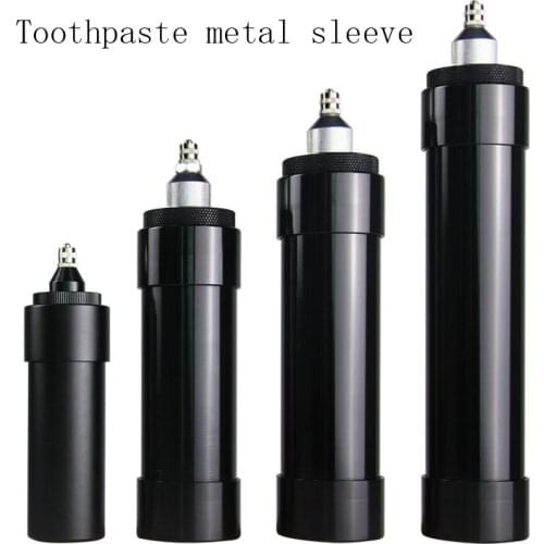 Customized Toothpaste Glue Metal Sleeve Aluminum Alloy Silicone Cylinder Dispensing Syringe Glass Needle Barrel