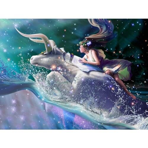 Taurus Twelve constellations The wooden puzzle 1000 pieces ersion jigsaw puzzle white card adult childrens educational toys