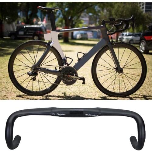 Bicycle Parts Universal Fixed Gear Bike Drop Bar Bent Waterproof Handlebar Perfectly Fitment for Competition
