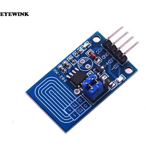 1pcs Capacitor touch dimmer, constant voltage LED stepless dimming, PWM control board, dimming switch module,blue