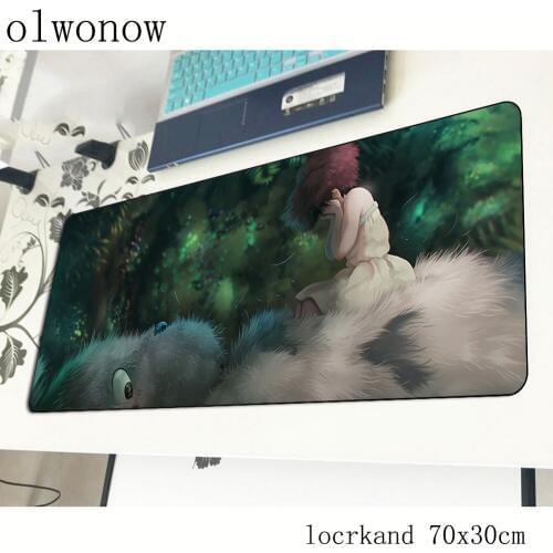 Totoro pad mouse computer gamer thick mouse pad 70x30cm padmouse locked edge mousepad ergonomic gadget office desk mats