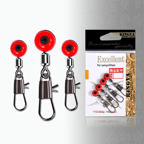 Sea bean sea pole space bean stainless steel sea fishing pin connector sea pole float connection loop line group accessories