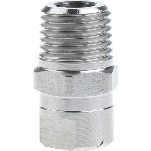 1/4 inch High Pressure Washer Spray Fan Nozzle Tip HU 65 Degree Stainless Steel - Easy to Install