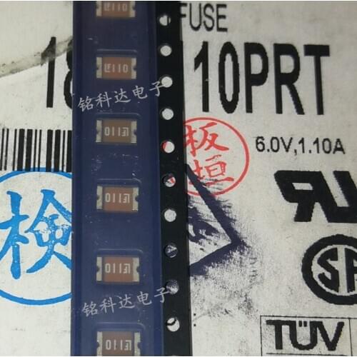 Original new 100% 1812L110PRT SMD self recovery fuse 1812 1.1A 6V 1100MA
