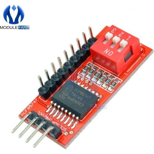 PCF8574 PCF8574T I/O Support Cascading Extended Module For Arduino Expansion Board High Low Level For I2C IIC Port Interface