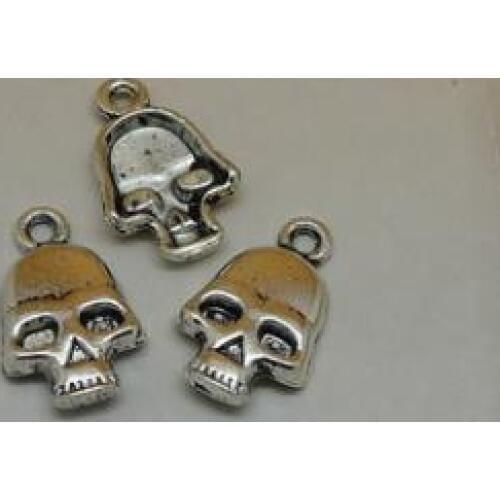 Zinc alloy pendant jewelry accessories diy handmade material charms skull The ancient silver
