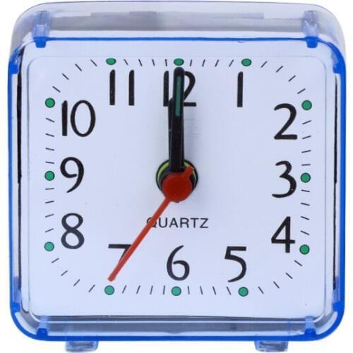 Portable Mini Mute Alarm Clock Bicycle Clocks Battery Bedside Desk Decor Gift for clocks