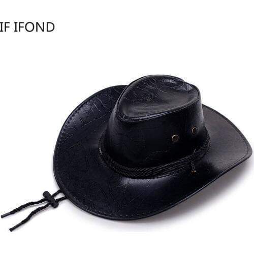 Men Women Retro Western Cowboy Riding Hat Travel Performance Western Hats Sun Visor Cap
