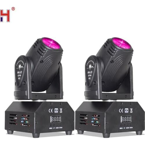Led Moving Head Lights Mini Led 10W Beam Moving Light For Xmas Wedding Party Disco 2Pcs/Lot