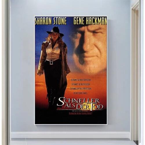 V0838 The Quick And The Dead Vintage Classic Movie Wall Silk Cloth HD Poster Art Home Decoration Gift