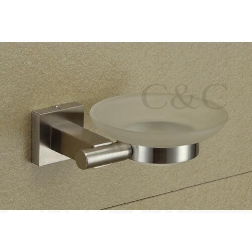 100% Quality Assurance! Excellent Stainless Steel (sus304) Brushed Bathroom Soap Dishes - Free Shipping YS-2012
