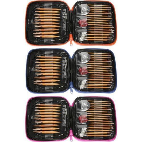 13 Sizes Aluminium Circular Kntting Needle Ring Set Crochet Hook Set Yarn Weave Knitting Tools Sewing Accessories new