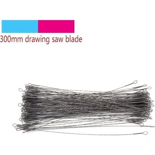 20pcs 300mm U-shaped Wire Saw Blade Woodworking Saw Blade Multi Wire Tooth Pull Flower Saw Blade Wood Carving Tools