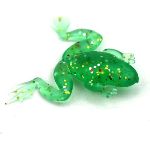 20pcs 5.5cm 5g Soft Bait Frog Fishing Lure Isca Artificial Fishing Tackle Topwater With Sneakhead Simulation Bait