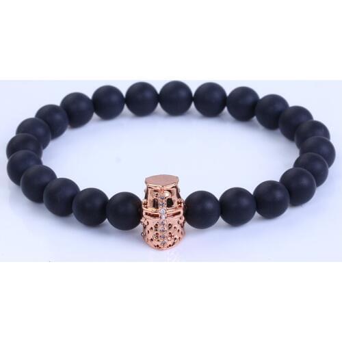 2017 Vintage Charm Bracelet Pulseiras Masculinas Natural Stone Bead Elastic Yoga Bracelet Women Pulseras Mens Bracelet