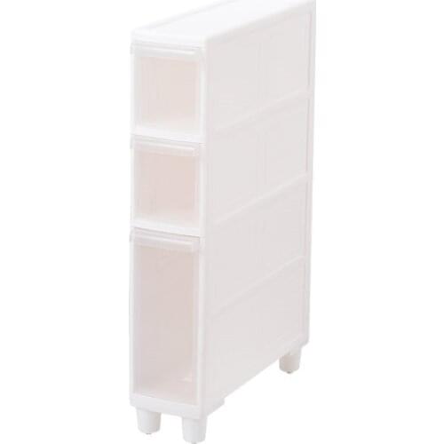 8000 14CM quilted storage cabinet refrigerator rack narrow slit kitchen plastic drawer storage cabinet toilet bathroom shelf