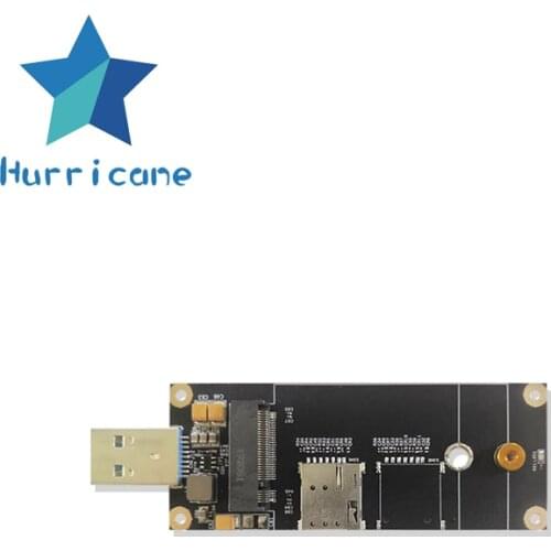 5G 4G LTE Industrial M.2(NGFF) to USB3.0 Adapter W/NANO SIM Card Slot Compatible with 5G LTE Module RM500Q-GL EM9190