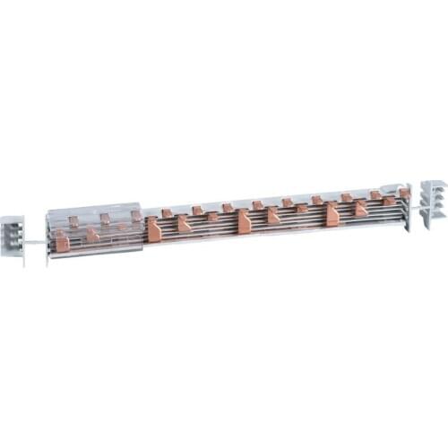 Breaker Wiring Accessories 3P N 18*9mm Air Switch Comb Busbar DPN Double In Double Out 18 circuit connection copper bar 19516