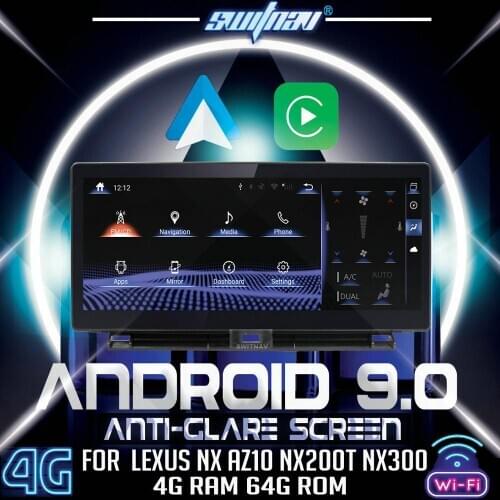 Android 9.0 CAR DVD for Lexus NX AZ10 NX200t NX300 NX300h NX200 car audio stereo Multimedia monitor screen gps car player