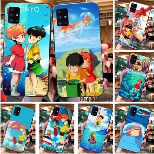 Goldfish on the cliff Japanese anime Phone Case For Samsung Galaxy A21S A01 A11 A31 A81 A10 A20E A30 A40 A50 A70 A80 A71 A51