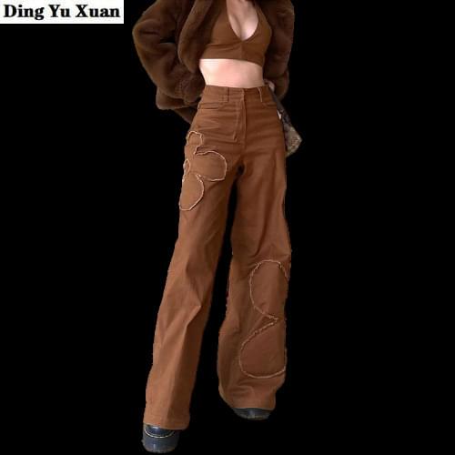 Ding Yu Xuan Women's Loose Jeans