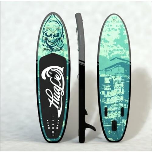 Inflatable drifting surfboard, water paddling and leisure activities, stand-up paddle board SUP