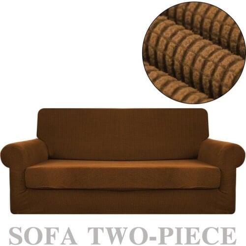 Elastic Cover for Sofa Protection Living Room Sectional Slipcovers Think Comfortable 1/2/3/4 Seater Couch Stretch Slipcover