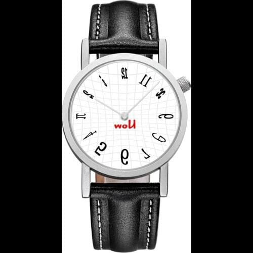 FEB 30TH Now Numbers Plate Moving Creative NEW Quartz Watch Gift Watch Fashion Women Watch
